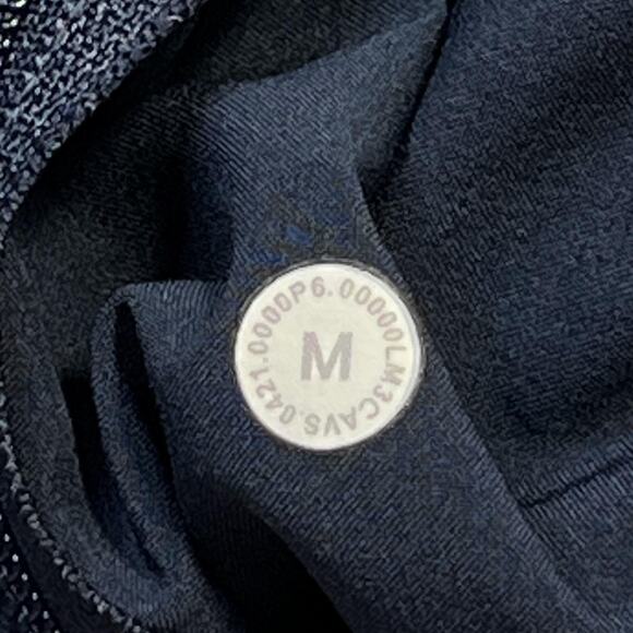 Lululemon Sweater Mens Medium Blue City Sweat Crew Pullover Hidden Zip Pocket - Picture 5 of 9